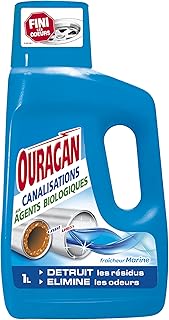 Ouragan Entretien Canalisations aux Agents Biologiques Fraîcheur Marine 1 L
