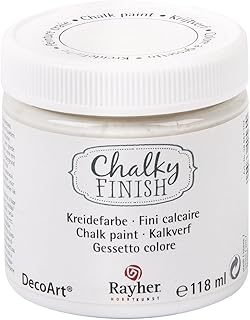 Rayher Hobby Chalky Finish peinture effet craie boîte de 118 ml Peinture craie à base d
