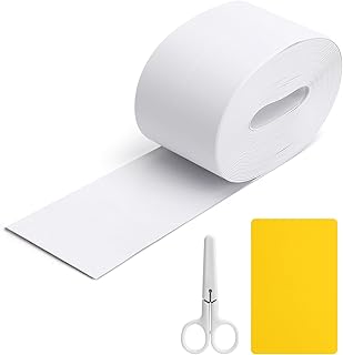 Plinthe souple autocollante blanche - 30 x 30 mm -